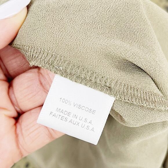 MISA Los Angeles Maristela‎ V-Neck Spotted Ruffled Maxi Dress Size Small NEW - Picture 5 of 6